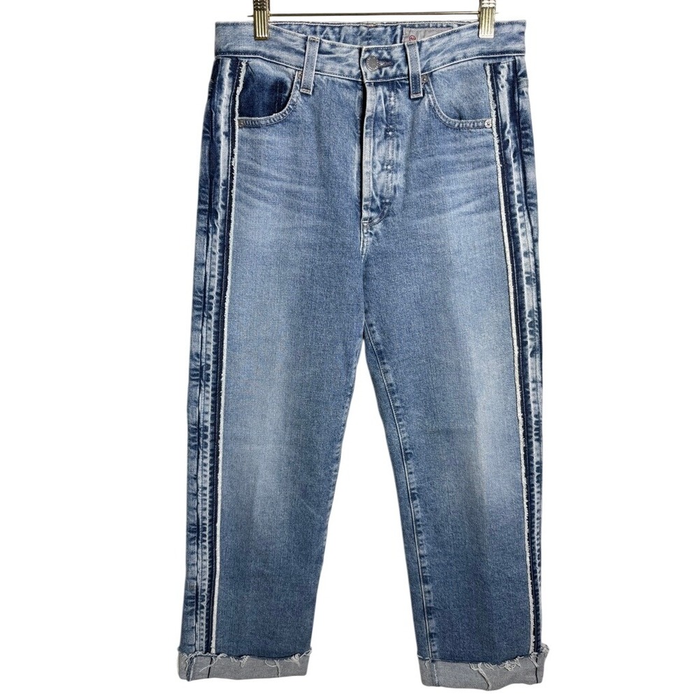 AG Adriano Goldschmied Jeans Alexxis 26R Blue High Rise Vintage Fit Tuxedo